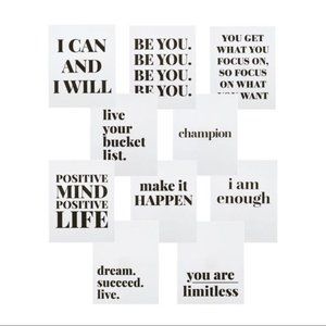 BE YOU Empowerment 8X10 Art Prints (SET OF 10)